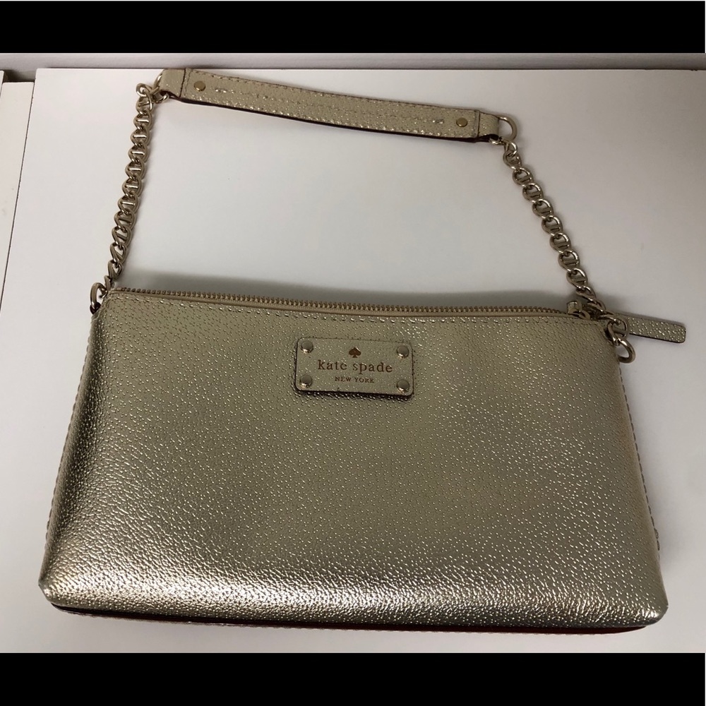 Gold Kate Spade Purse